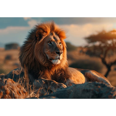 Large Lion Canvas